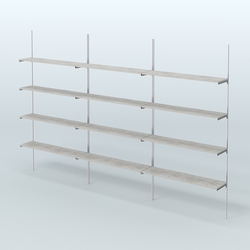 Neo Fix №9 с полками ДСП (3600 мм), Метрополитан Грей