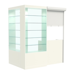 Угловой павильон №1-5П (2,16 кв.м), Белый