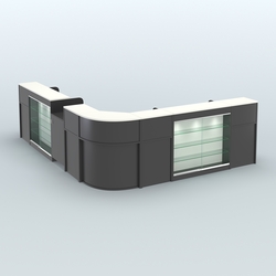 Угловой павильон Чай и Кофе с собой №4, Черный и Белый