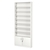 Стеллаж из ДСП с 7-ю полками 150x900 мм серии LEVEL-7 №9 (З/C - ДВП) Белый