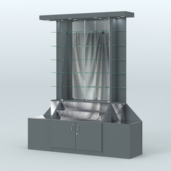 Павильон с верхней подсветкой серии Эталон №7, Темно-Серый