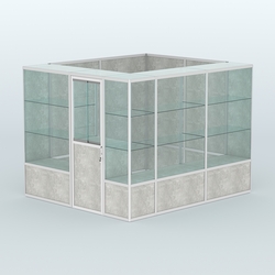 Павильон из профиля угловой №4б (5,5 кв.м), Метрополитан Грей