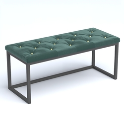 Пуфик серии ЛОФТ №4К, Tiffany 10 Dk. Green