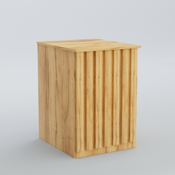 Ресепшен - стол узкий серии ПРИЛИВ №9, Дуб Золотистый