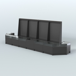 Торговый Островок "Эконом" №7 (12, 4 кв.м), Черный