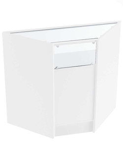 Прилавок угловой №11 (внутренний угол), Белый