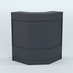 Ресепшен серии ПРАЙМ №3Б угловой, Антрацит