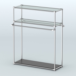 Островная торговая система ХРОМ 1200 мм №6, Черный