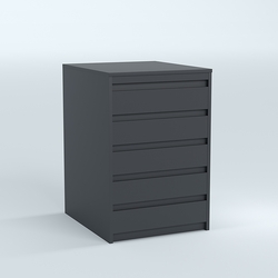 Стол-ресепшен серии ПРАЙМ №2А, Антрацит