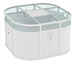 Прилавок-остров №1 (2,25 кв.м), Серый