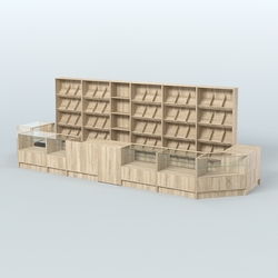 Торговый Островок "Эконом" №6 (12, 6 кв.м), Дуб сонома