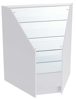 Прилавок из ДСП Алмаз №4 угловой, Серый