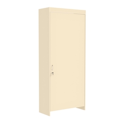 Дверной блок без нижней платформы №1А, Крем Вайс