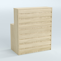 Ресепшен серии ПРАЙМ №1А, Дуб сонома