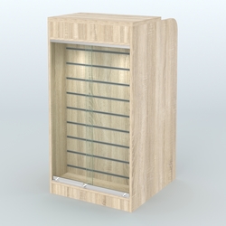 Ресепшен-Лайт №9 (600 мм) (Фасадная стенка - Экономпанель), Дуб Сонома