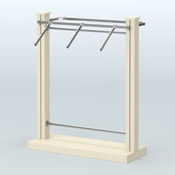 Островная система с перфорацией и подиумом №2, Крем Вайс