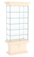Витрина с дверками широкая с 5-ю полками КОЛОСС №501 Крем Вайс