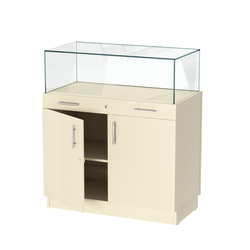 Прилавок ювелирный "Диаманд" №1-1000, Крем Вайс