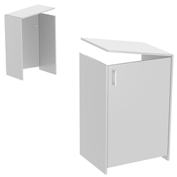 Торговый прилавок-проход серии БРИЗ, Серый