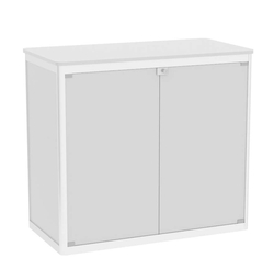 Прилавок из профиля прямоугольный №1 (закрытый) , Серый