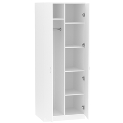 Шкаф офисный для одежды глубокий ШО-34, Белый