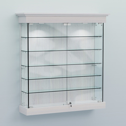 Витрина для музеев "Коллекция" настенная №2-5, Ясень Анкор светлый