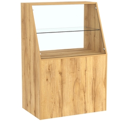 Прилавок для конфет и орехов №1-СП, Дуб Золотистый