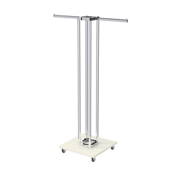 Торговое вешало для одежды двустороннее СТРЕЛА №1-1Ц-КПХ, Белый