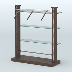 Островная система с металлической перфорацией №12, Дуб Венге