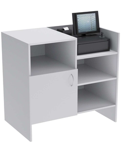 Прилавок под кассу Эконом №1 (900 мм), Серый