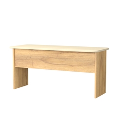 Скамейка для раздевалок №1-2, Дуб Золотистый и Крем Вайс