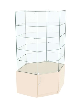 Витрина Истра в центр зала №309 (угловая), Крем Вайс