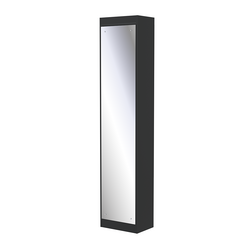 Стеллаж-накопитель из ДСП зеркальный, Черный