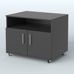 Тумба для оргтехники Сканди, Черный