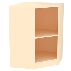 Угловой офисный стеллаж ВЕКТОР СУ-11, Крем Вайс