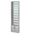 Стеллаж из ДСП с 9-ю полками 150x600 мм серии LEVEL-9 №2-2 (З/C - ЗЕРКАЛО) Метрополитан Грей