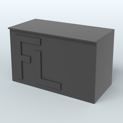 Ресепшн-стол "Фаберлинк" , Черный