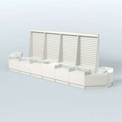 Торговый Островок "Эконом" №7 (12, 4 кв.м), Белый