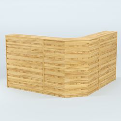 Ресепшен серии ПРАЙМ №5А угловой, Дуб Золотистый