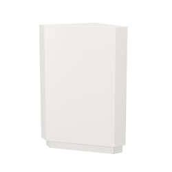 Витрина угловая "Диаманд" №6, Белый