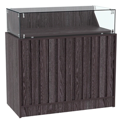 Прилавок серии "Смок" №7, Ясень Анкор темный - U31105