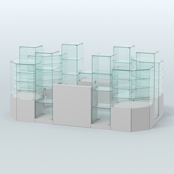 Павильон ИСТРА в центр зала №9а (закрытый) (6, 8 кв.м), Серый