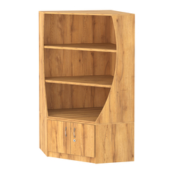 Стеллаж Гарант угловой низкий №2, Дуб Золотистый