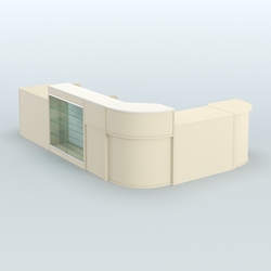 Угловой павильон Чай и Кофе с собой №6, Крем Вайс + Белый