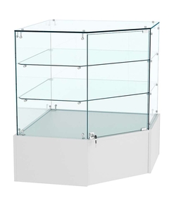 Прилавок Истра №105 угловой (закрытый), Серый