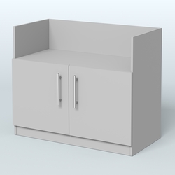 Креденция с нишей , Серый