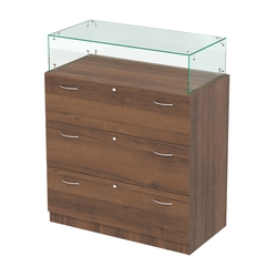 Прилавок с выдвижными ящиками Селена-14, Орех