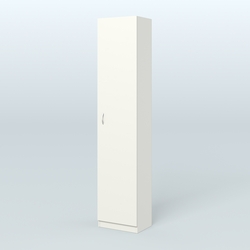 Аптечный узкий стеллаж под резину №2, Белый