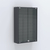 Витрина настенная №202-1Б с эконом панелью и стеклянными дверками Антрацит