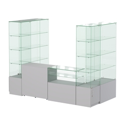 Павильон ИСТРА пристенный №7б (3, 64 кв.м), Серый